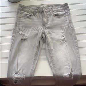 American Eagle Vintage Light Grey Jeans